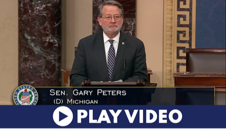 Senator Peters Floor Speech